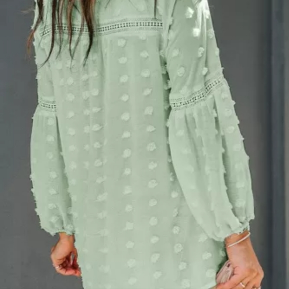 New Swiss dot babydoll top - Picture 5 of 15